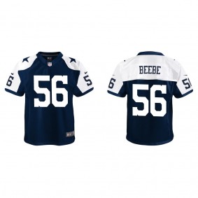 Youth Cooper Beebe Dallas Cowboys Navy Alternate Game Jersey