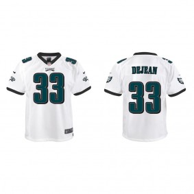 Youth Cooper DeJean Philadelphia Eagles White Game Jersey
