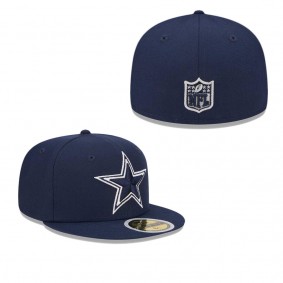 Youth Dallas Cowboys Navy Main 59FIFTY Fitted Hat
