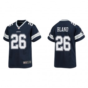 Youth Dallas Cowboys DaRon Bland Navy Game Jersey