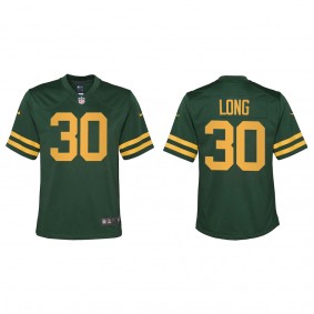 Youth Green Bay Packers David Long Green Alternate Game Jersey