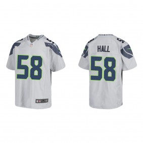 Youth Seattle Seahawks Derick Hall Gray 2023 NFL Draft Game Jersey