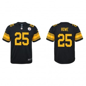 Youth Pittsburgh Steelers Eric Rowe Black Alternate Game Jersey
