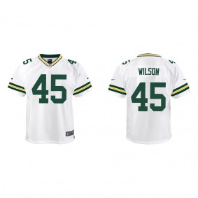 Youth Green Bay Packers Eric Wilson White Game Jersey