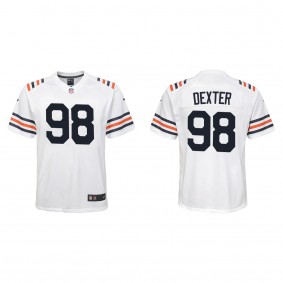 Youth Chicago Bears Gervon Dexter White 2023 NFL Draft Classic Game Jersey