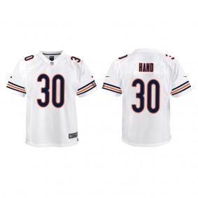 Youth Chicago Bears Harrison Hand White Game Jersey