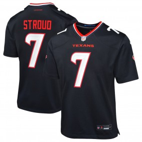 Youth Houston Texans C.J. Stroud Navy Game Jersey