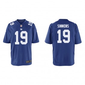 Youth Isaiah Simmons New York Giants Royal Game Jersey