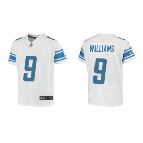Youth Detroit Lions Jameson Williams White Game Jersey