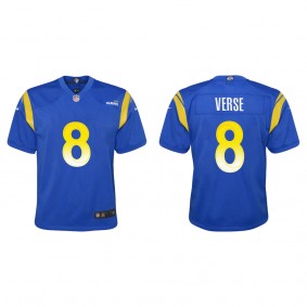 Youth Jared Verse Los Angeles Rams Royal Game Jersey