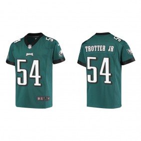 Youth Jeremiah Trotter Jr. Philadelphia Eagles Midnight Green Game Jersey