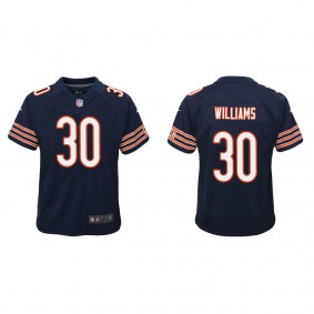 Youth Joejuan Williams Chicago Bears Navy Game Jersey