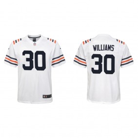 Youth Joejuan Williams Chicago Bears White Classic Game Jersey
