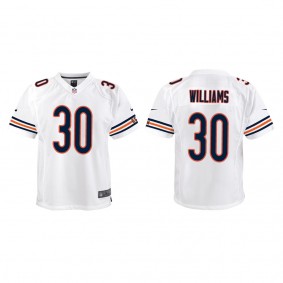Youth Joejuan Williams Chicago Bears White Game Jersey