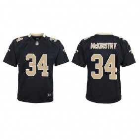 Youth Kool-Aid McKinstry New Orleans Saints Black Game Jersey