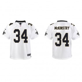 Youth Kool-Aid McKinstry New Orleans Saints White Game Jersey