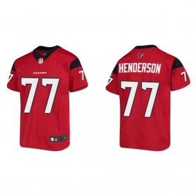 Youth LaDarius Henderson Houston Texans Red Game Jersey