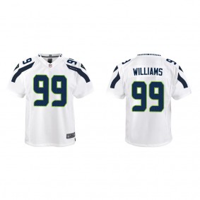 Youth Seattle Seahawks Leonard Williams White Game Jersey