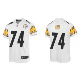 Youth Logan Lee Pittsburgh Steelers White Game Jersey