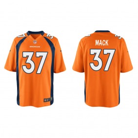 Youth Denver Broncos Marlon Mack Orange Game Jersey
