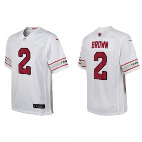 Youth Arizona Cardinals Marquise Brown White Game Jersey