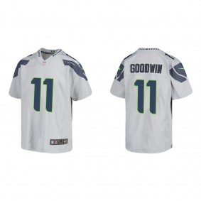 Youth Seattle Seahawks Marquise Goodwin Gray Game Jersey