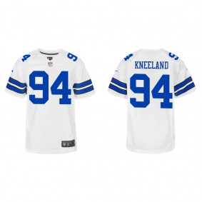 Youth Marshawn Kneeland Dallas Cowboys White Game Jersey