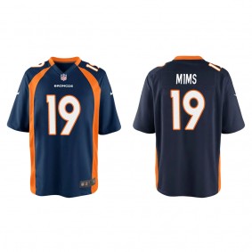Youth Denver Broncos Marvin Mims Navy 2023 NFL Draft Game Jersey