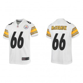 Youth Mason McCormick Pittsburgh Steelers White Game Jersey