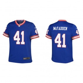 Youth New York Giants Micah McFadden Royal Classic Game Jersey