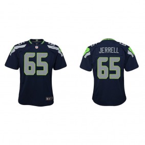 Youth Michael Jerrell Seattle Seahawks College Navy Game Jersey
