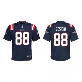 Youth Mike Gesicki New England Patriots Navy Game Jersey