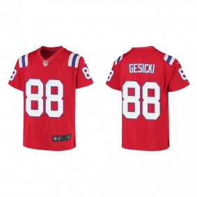 Youth Mike Gesicki New England Patriots Red Game Jersey