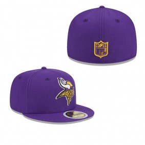 Youth Minnesota Vikings Purple Main 59FIFTY Fitted Hat