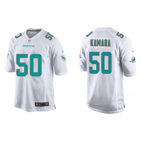Youth Mohamed Kamara Miami Dolphins White Game Jersey