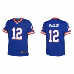 Youth Darren Waller New York Giants Royal Classic Game Jersey