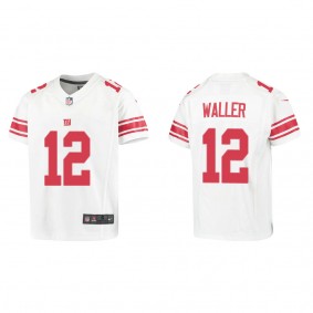 Youth Darren Waller New York Giants White Game Jersey