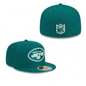 Youth New York Jets Green Main 59FIFTY Fitted Hat