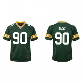 Youth Green Bay Packers Lukas Van Ness Green 2023 NFL Draft Game Jersey