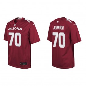 Youth Arizona Cardinals Paris Johnson Cardinal 2023 NFL Draft Game Jersey