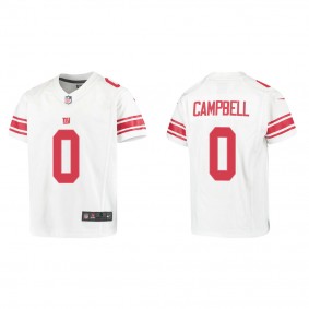 Youth Parris Campbell New York Giants White Game Jersey