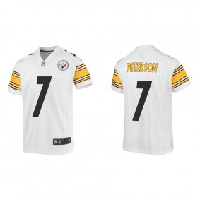 Youth Pittsburgh Steelers Patrick Peterson White Game Jersey