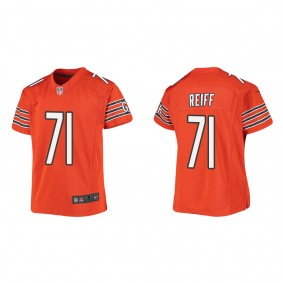 Youth Chicago Bears Riley Reiff Orange Game Jersey