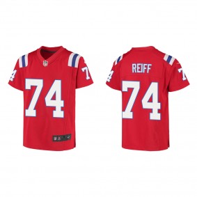 Youth Riley Reiff New England Patriots Red Game Jersey