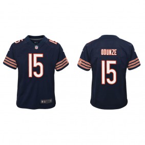 Youth Rome Odunze Chicago Bears Navy Game Jersey