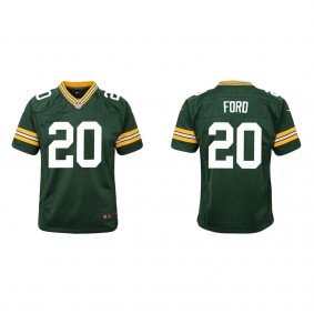 Youth Green Bay Packers Rudy Ford Green Game Jersey