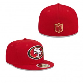 Youth San Francisco 49ers Scarlet Main 59FIFTY Fitted Hat