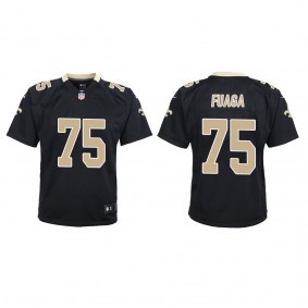 Youth Taliese Fuaga New Orleans Saints Black Game Jersey