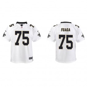 Youth Taliese Fuaga New Orleans Saints White Game Jersey