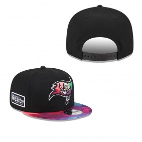 Youth Tampa Bay Buccaneers Black 2023 NFL Crucial Catch 9FIFTY Snapback Hat